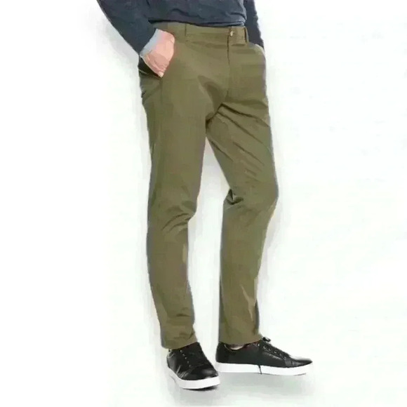 Tailor Vintage Greenwich Slim Straight Leg Olive NWT Size 30 x 32 - Picture 1 of 6